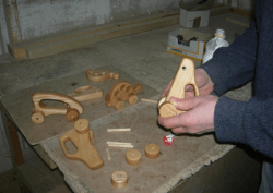 Making eco-friendly toys from natural wood