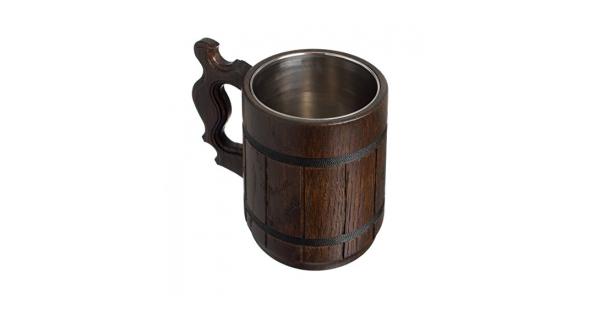 Set of 4 Mugs Set of 4 Coffee Mugs 0.6 Litres Or 20oz Wooden Mugs Set of 4 Beer Mugs / Gifts Set of 4 Wooden Beer Mugs / Set of 4 Mugs By WoodenGifts Set of 4 Stainless Steel Cups